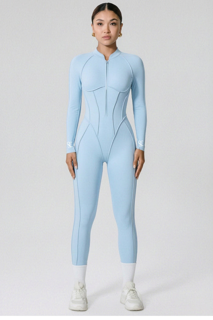Saint Love Atleet Jumpsuit Babyblauw — tweede weergave