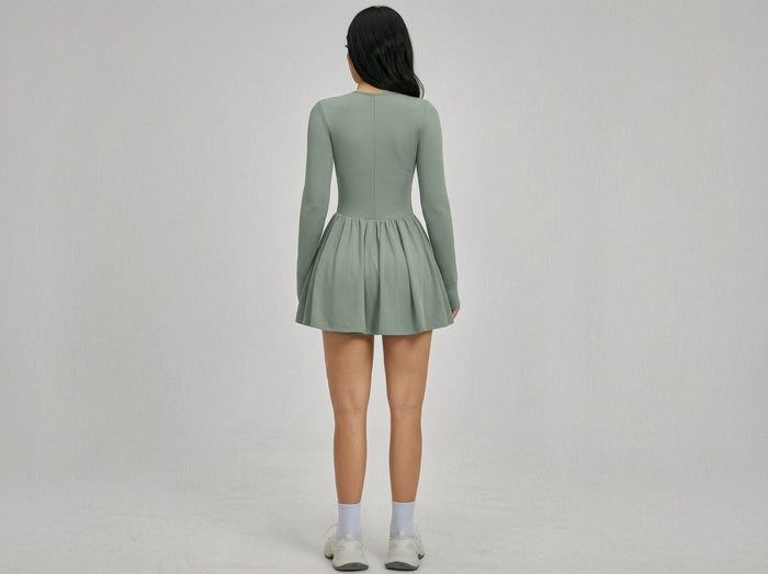 Saint Love Padeldress Groen achteraanzicht — tweede weergave