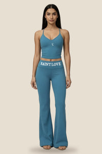 Saint Love Atleet Set top + flarebroek — afbeelding 4